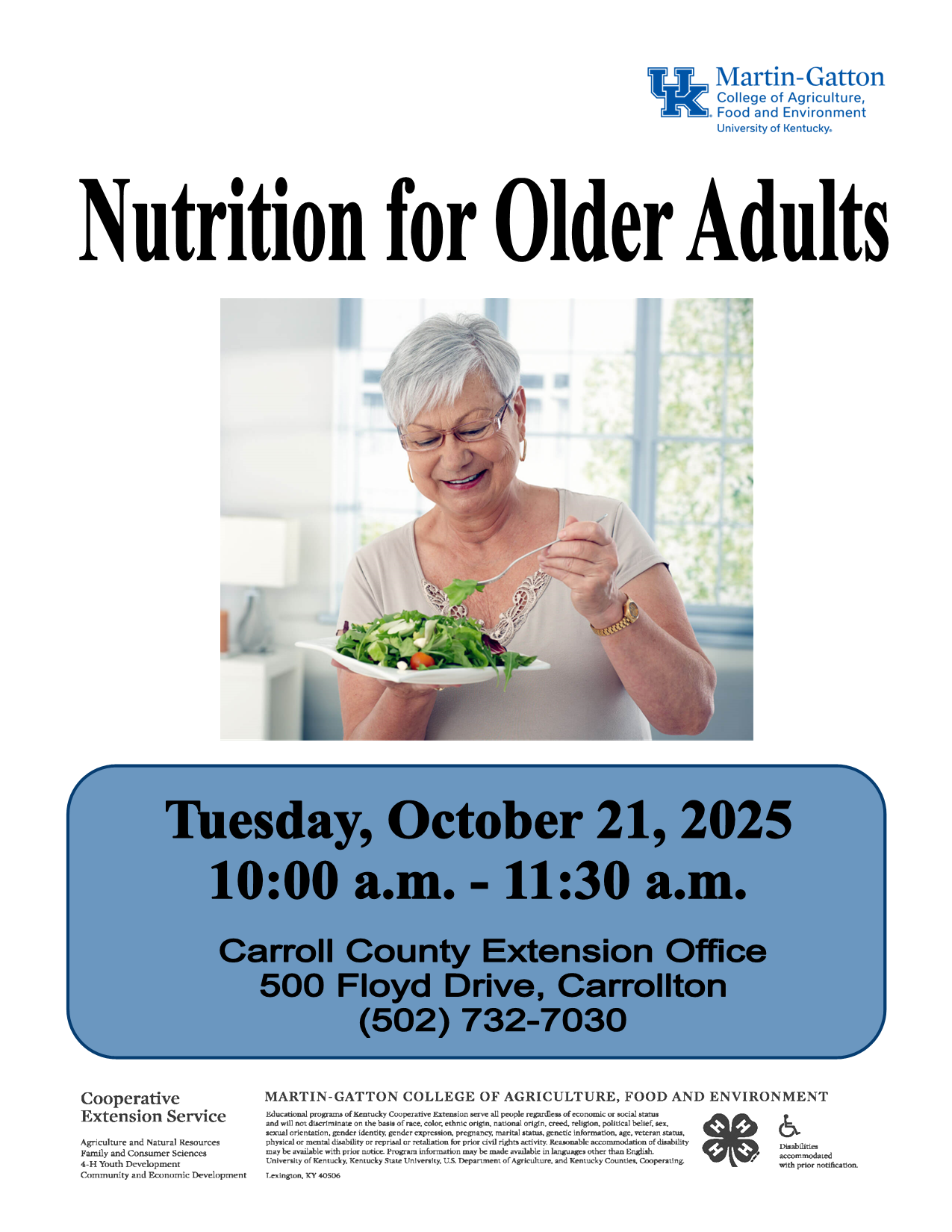Nutrition for Older Adults