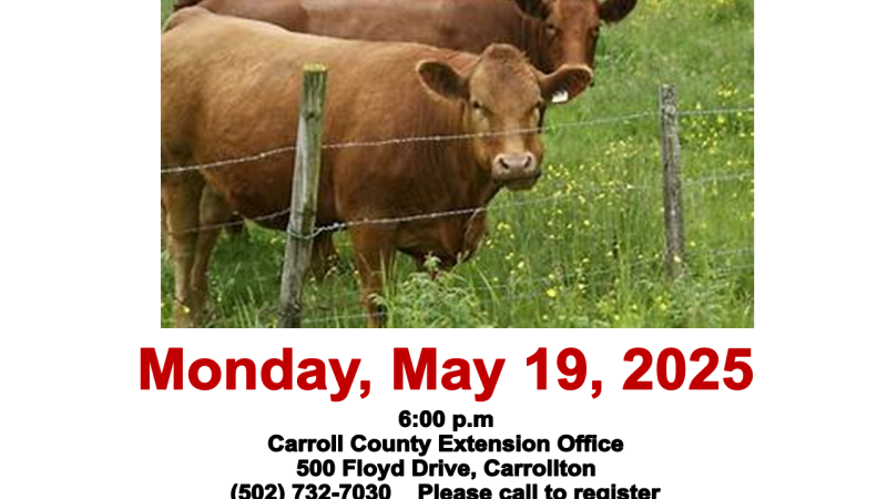 Carroll County Cattlemen's Meeting