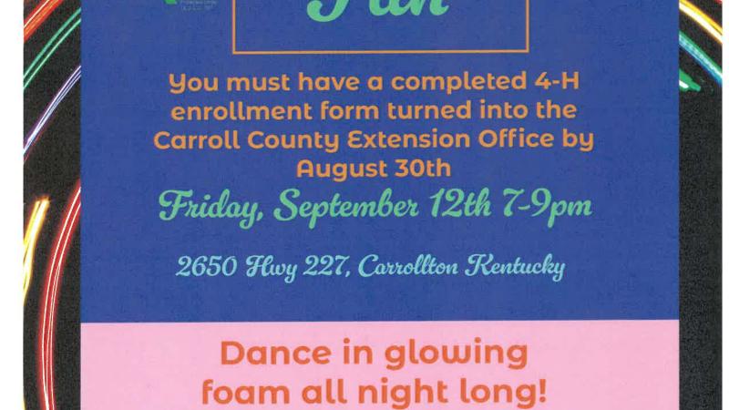 4-H Foam Fun